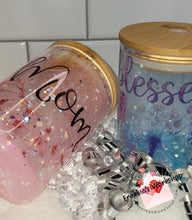 Load image into Gallery viewer, Glitter Globe Glass Tumblers