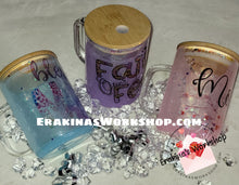 Load image into Gallery viewer, Glitter Globe Glass Tumblers