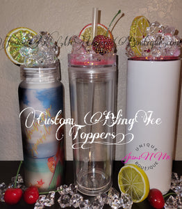 20oz Bling'd Ice Toppers Only!!!