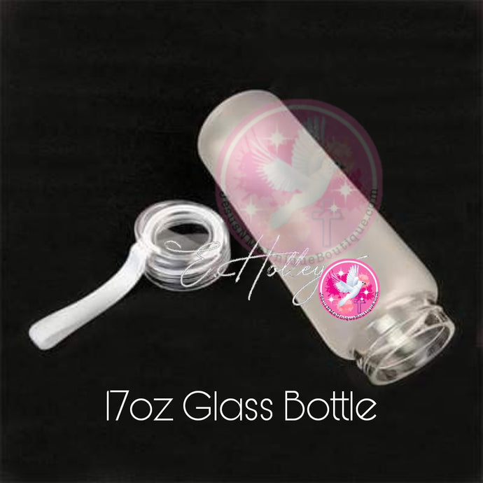 17oz Glass Water Bottle