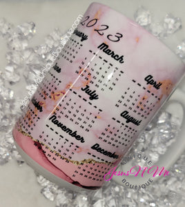 15oz Custom 2023 Calendar Coffee Mug